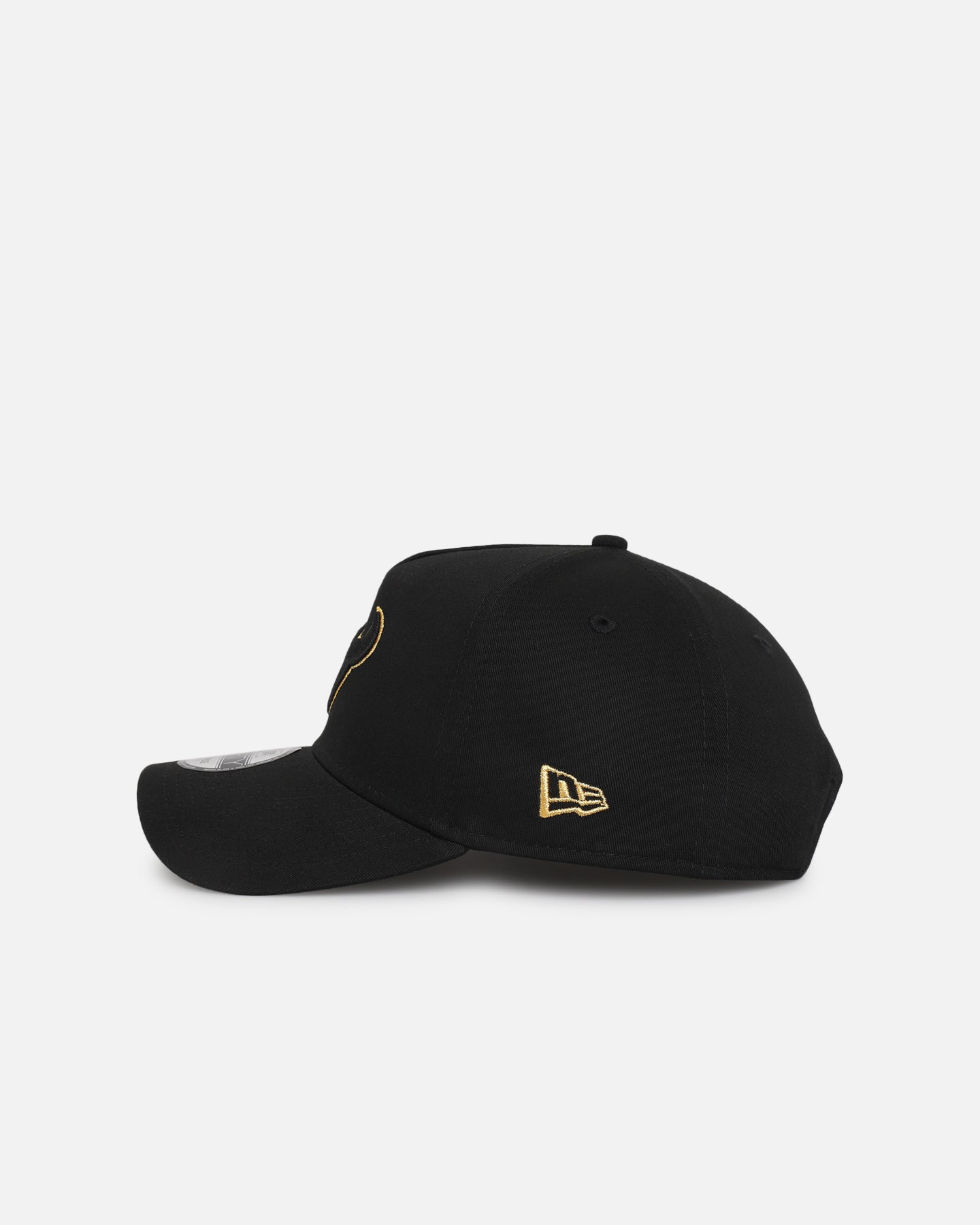 New Era Houston Texans 'NFL Black & Gold Embroidery' 9FORTY A-Frame Snapback Black/Gold