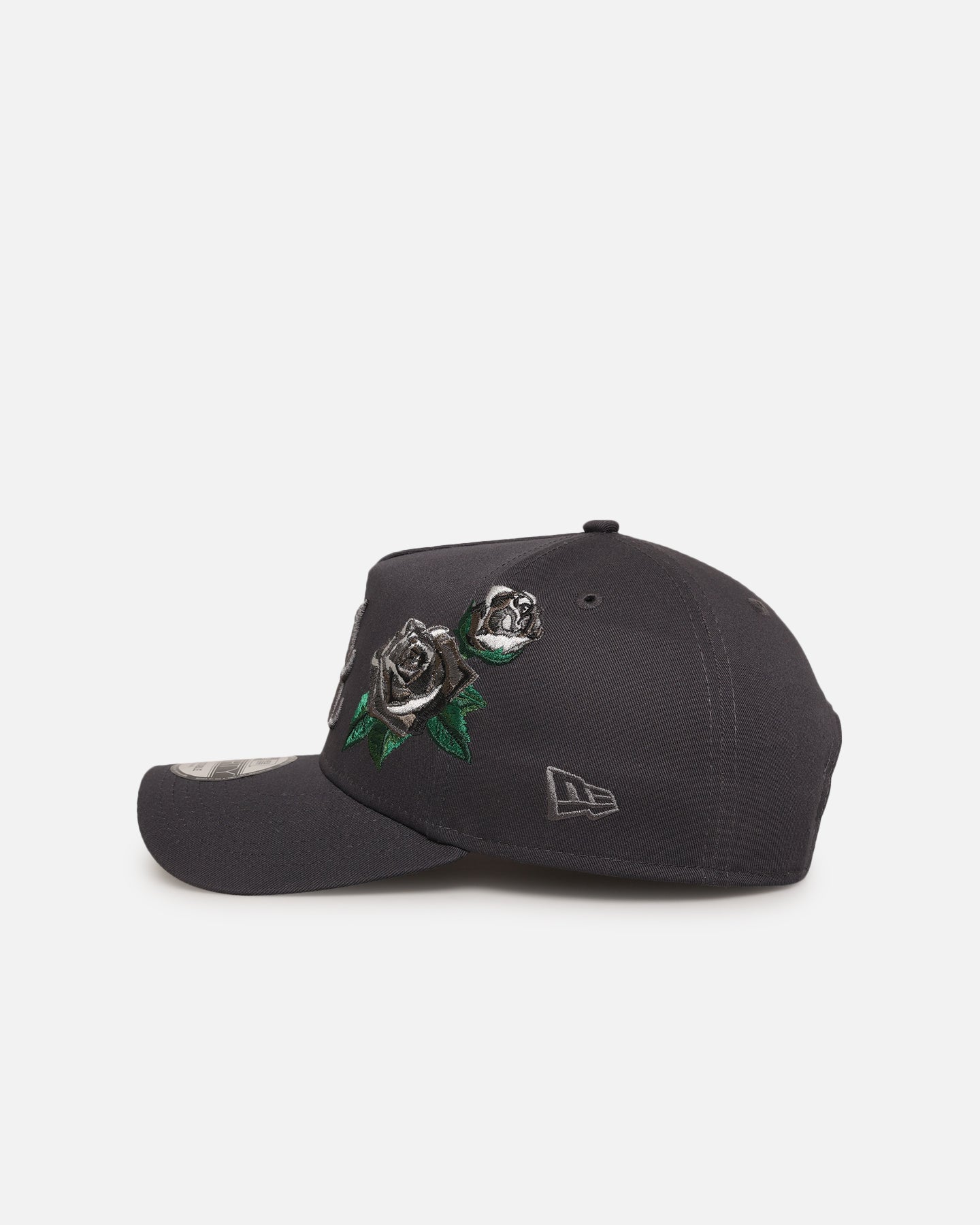 New Era Atlanta Braves 'Gray Tonal Rose Embroidery' 9FORTY A-Frame Snapback Gray