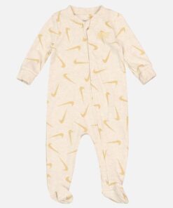 Nike Infants' Swooshfetti Footed Coverall Pale Ivory Heat