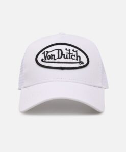 Von Dutch Classic Trucker Snapback White