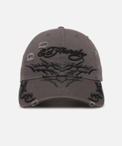 Ed Hardy Tribal Dad Strapback Hat Vintage Wash