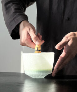 Hiya Glass Chawan White