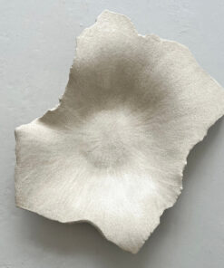 White Stone Large Center Bowl 19"