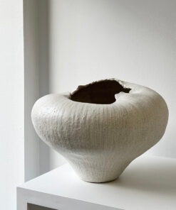 White Wave Vase Large