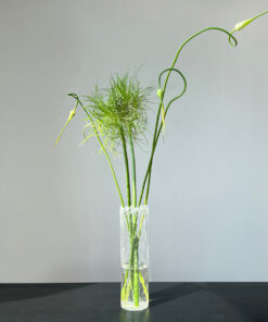 Shiro Tsutsu Glass Vase E5