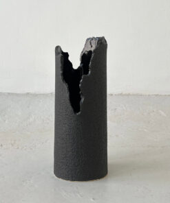 Black Stone Vase #2490
