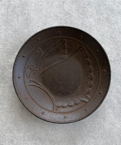 Cast Iron Teacup Saucer Butterfly