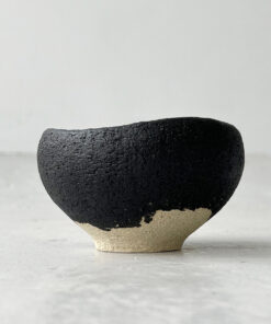 Chawan Tea Bowl Black Stone 2407B