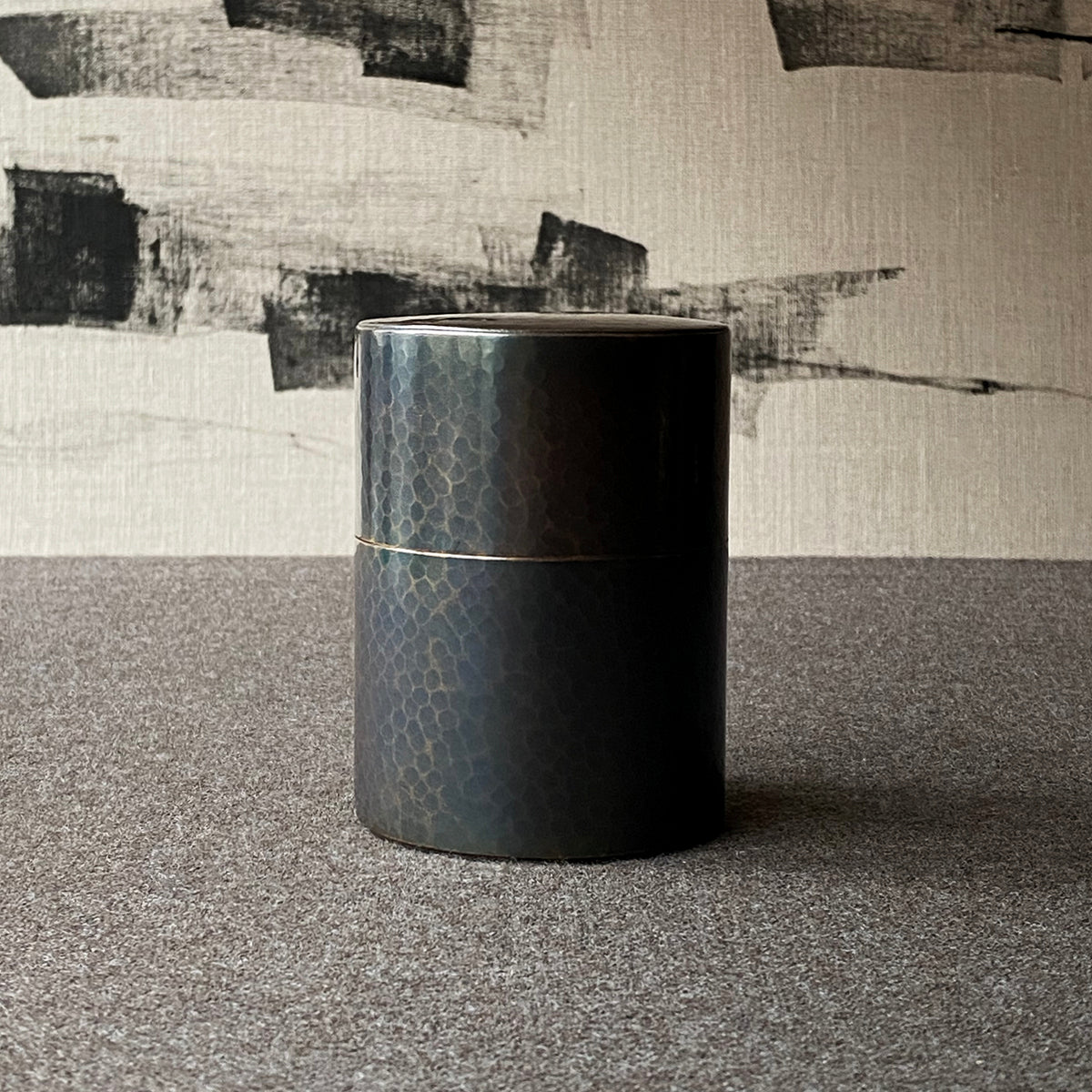 Hand-Hammered Copper Canister Shikinshoku