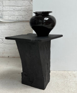 Black Stone Side Table