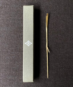 Brass Tea Pick Bamboo Motif