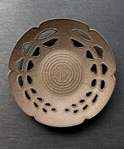 Cast Iron Teacup Saucer Wisteria