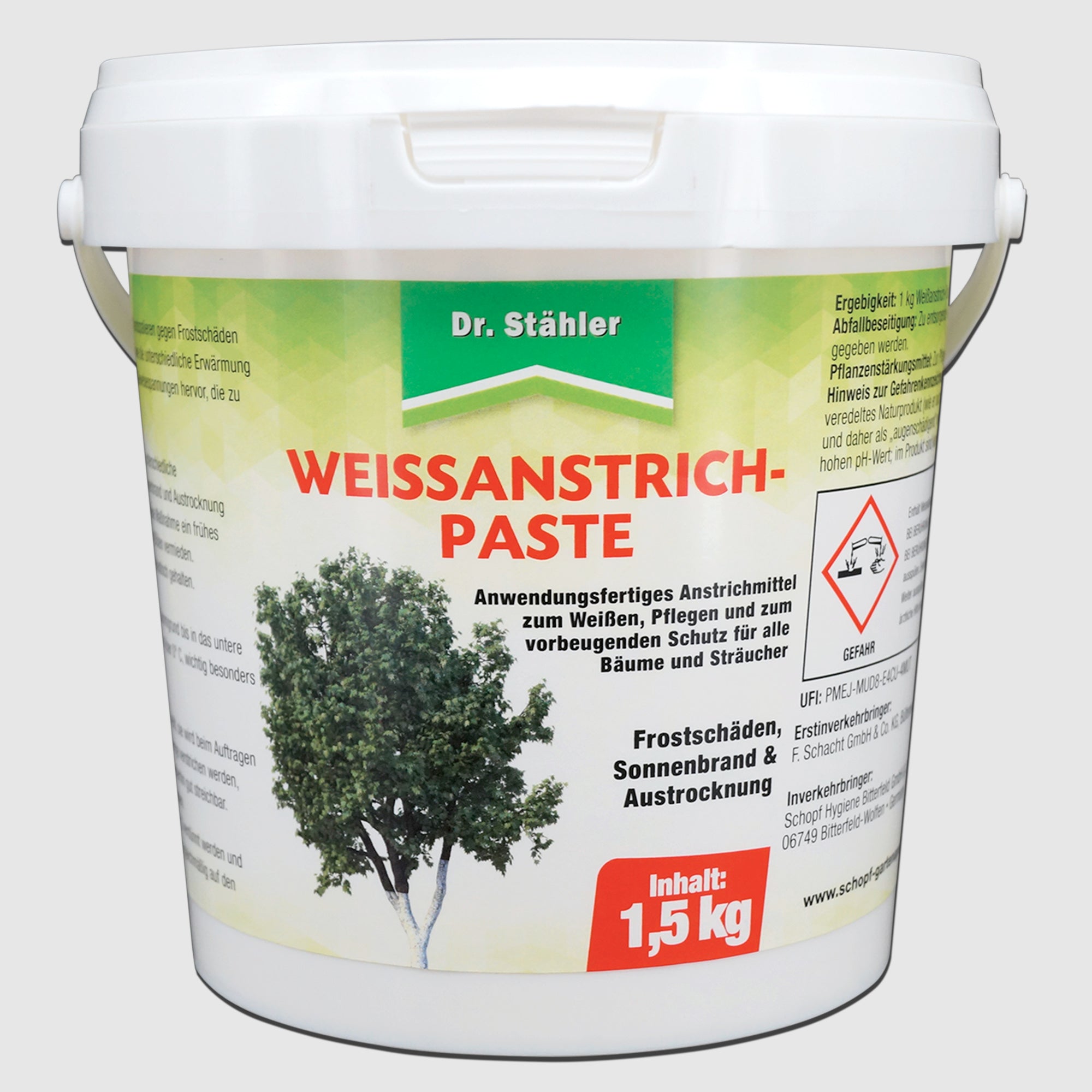 Effektiver Schutz für Bäume & Sträucher: Weißanstrich-Paste gegen Frostschäden