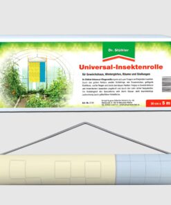 Universal Insektenrolle:  Zum Fangen von Trauermücken, geflügelten Blattläusen, weißen Fliegen und Thripsen