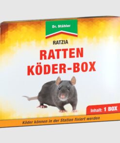 Ratzia Rattenköder-Box: zur fachgerechten Ausbringung von Rattenködern im Innen- und Außenbereich