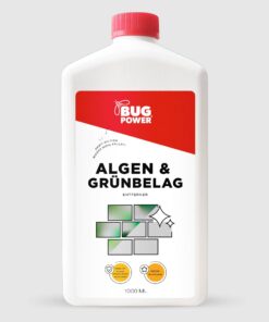 Profi Algen und Grünbelag Entferner - Flüssigkonzentrat für die Reinigung von Steintreppen & Fließen - für verschiedenste Oberfläche geeignet