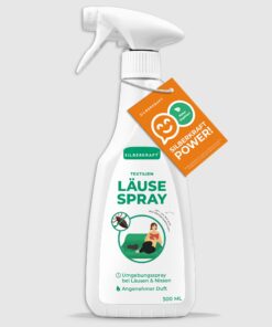 Läusespray für Textilien und Kopfläuse vorbeugen Spray