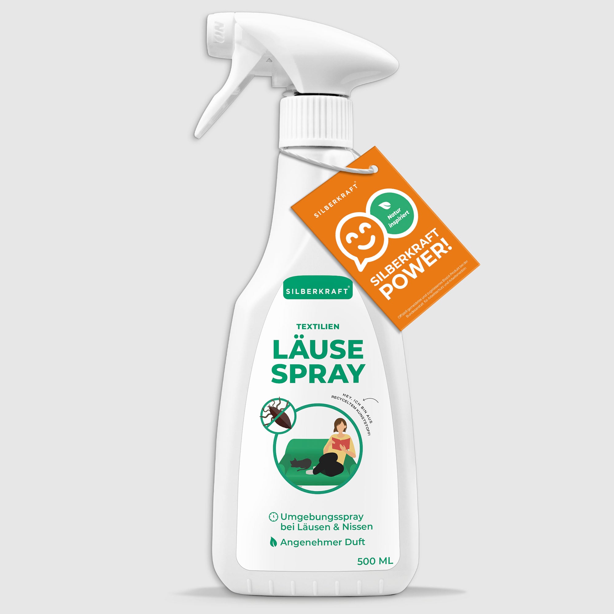 Läusespray für Textilien und Kopfläuse vorbeugen Spray