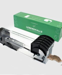 Lebendfalle für Mäuse und Ratten aus Kunststoff - tierfreundliche Alternative zu Schlagfallen und Giftköder
