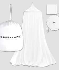Moskitonetz mit Klebehaken fürs Bett, Reisen, Outdoor und Camping