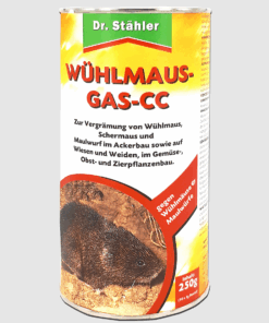 Wühlmausgas zur effektiven Abwehr gegen Wühlmäuse, Schermäuse und Maulwürfe