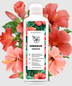 Hibiskus Dünger - Mineralischer NPK Flüssigdünger mit Stickstoff - Dünger für Hibiskus - Roseneibisch düngen