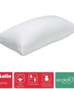 Cuscino antiacaro in fibra e cotone