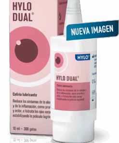 Hylo-Dual Reduce y alivia los síntomas oculares de la alergia