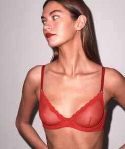Sheer Tulle Demi Bra
