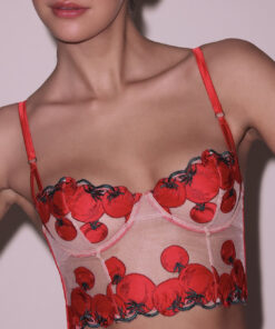 Pomodoro Embroidery Bustier