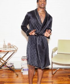 Silk Jacquard Robe