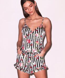 Cherry Rose Ruffle Short