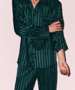 Silk Jacquard PJ Top