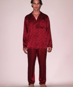 Silk Jacquard PJ Top