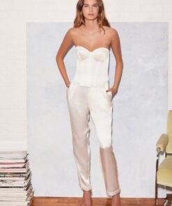 Pleated Tuxedo Pant