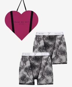 His & Hers Bouquet Lace Boxer Gift Set