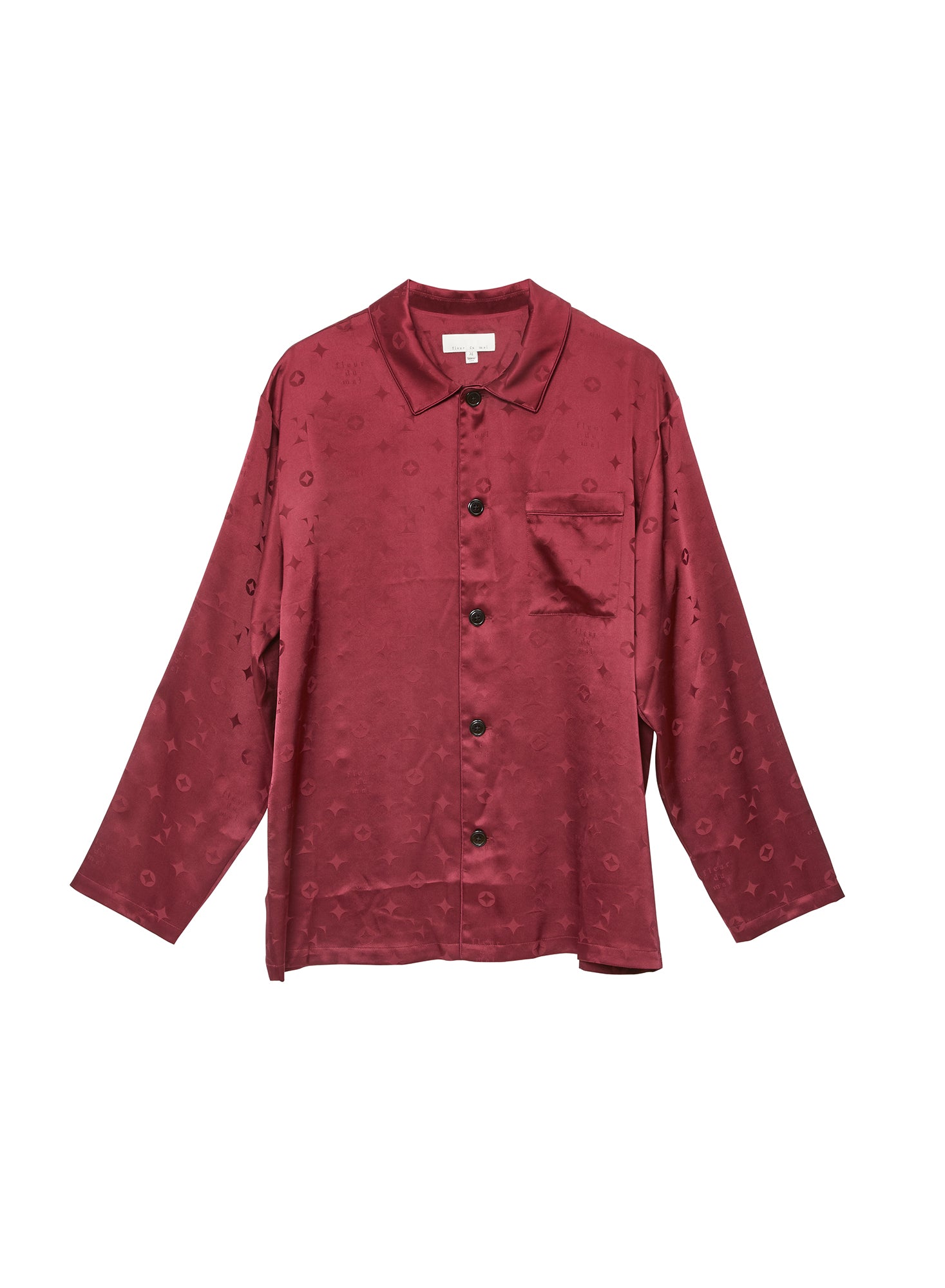 Silk Jacquard PJ Top