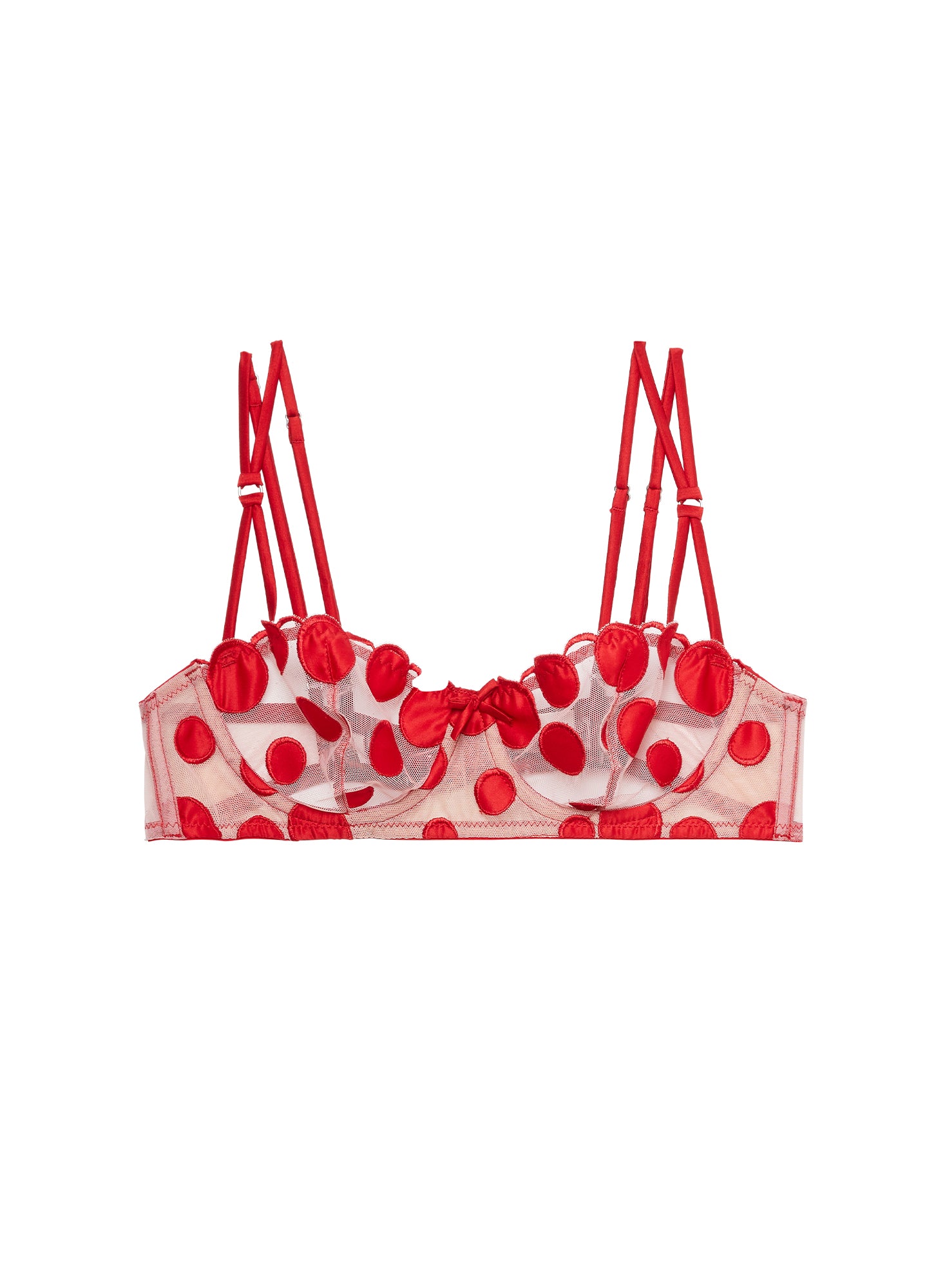 Some Like It Dot Balconette Bra