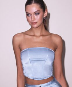 Silk Corset Top