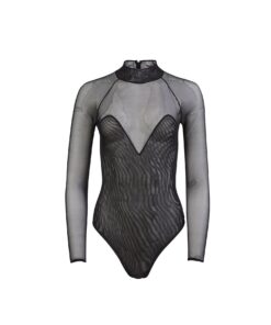 Mesh Long Sleeve Bodysuit